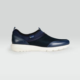 Zapato Urbano de Malla con Borrego Azul Marino